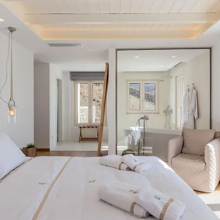 Exquisite Santorini Villa G 4 Bedroom Private Pool Sea View Elia Villa